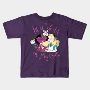 Alice: In a World of My Own Kids T-Shirt